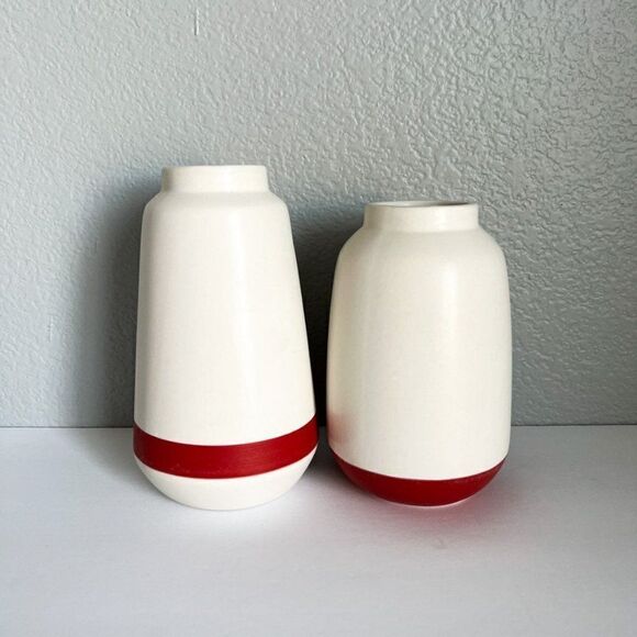Target Ceramic Flower Vase Set of 2 - Picture 1 of 8